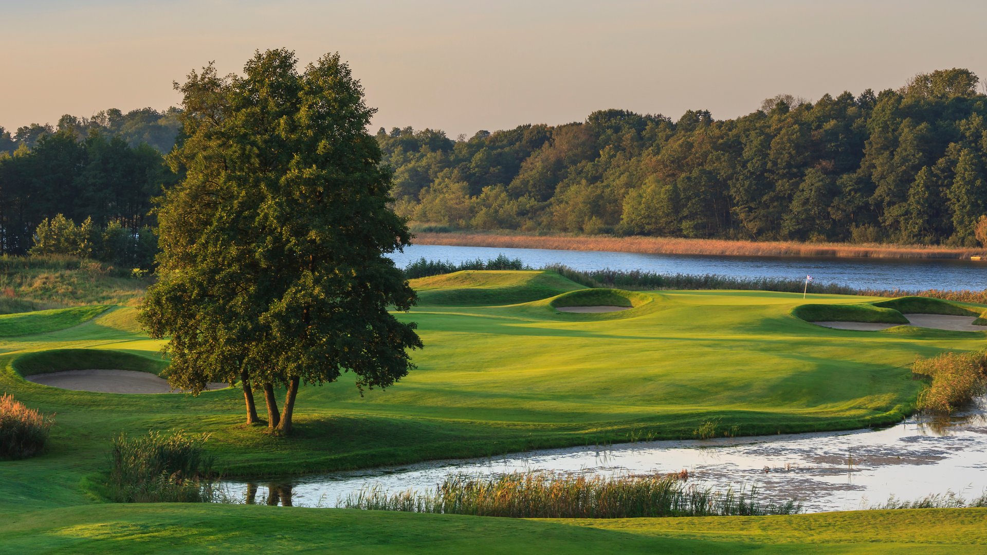 Golfplatz in der Natur