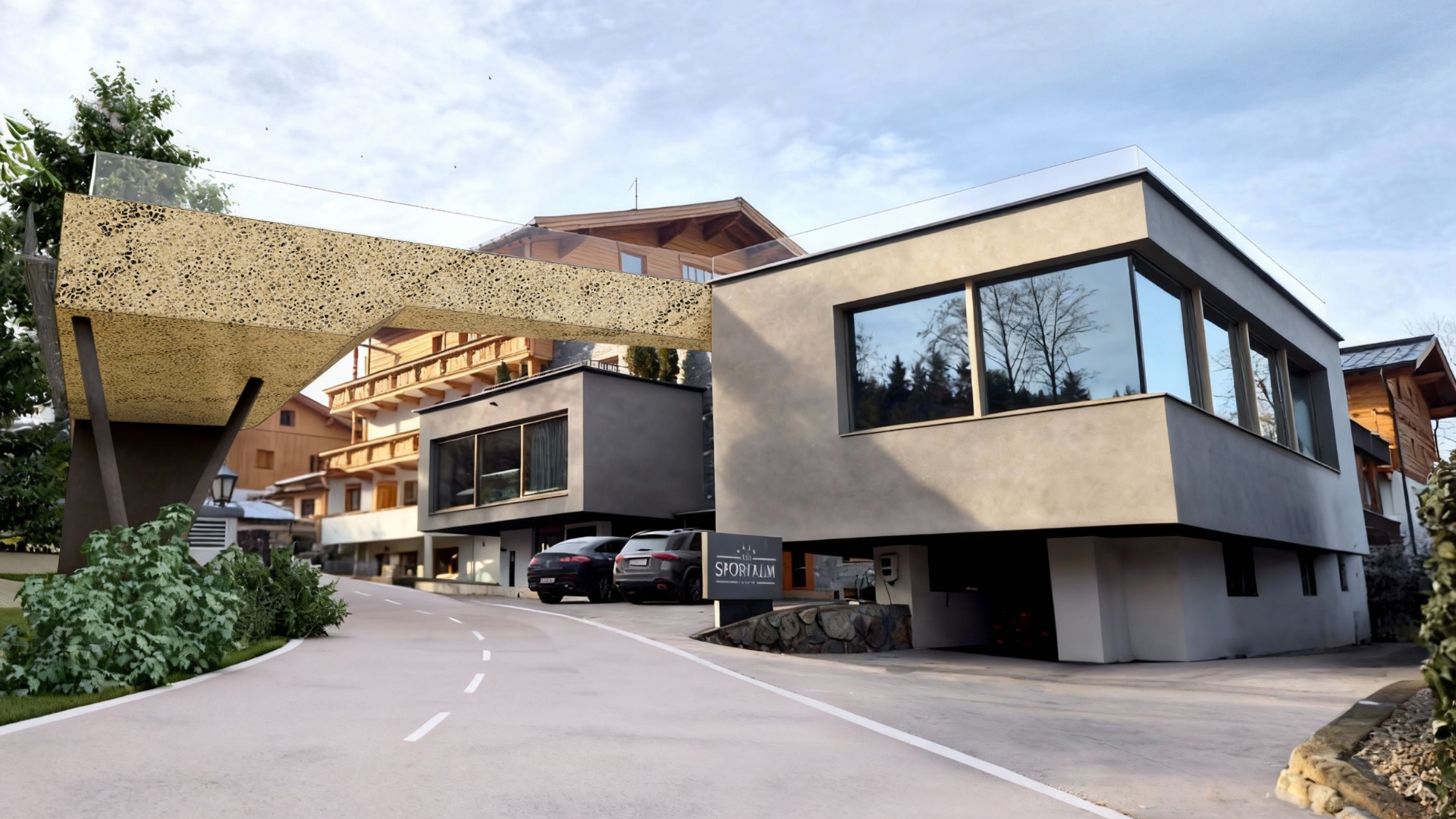 Minglers Sportalm Außenansicht