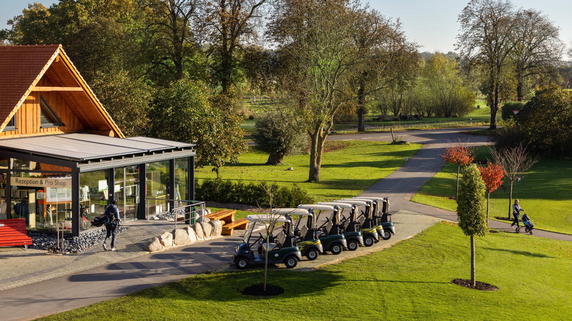 Rezeption im Golfpark Strelasund